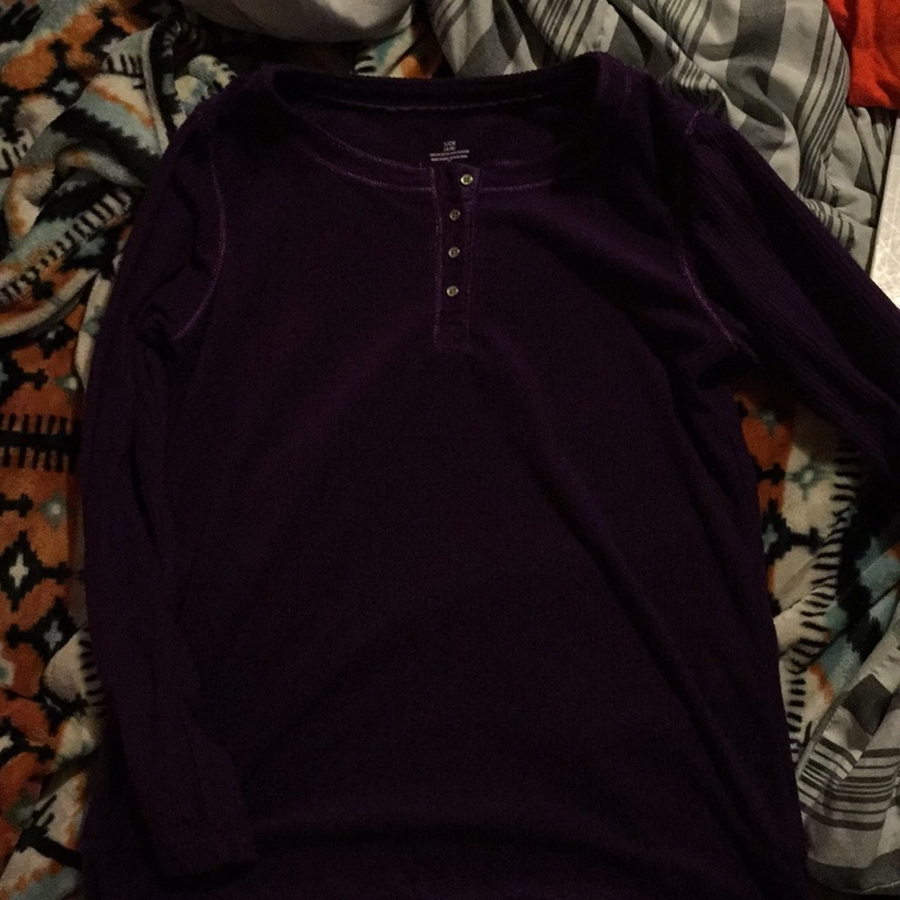 Long sleeve sleeping shirt